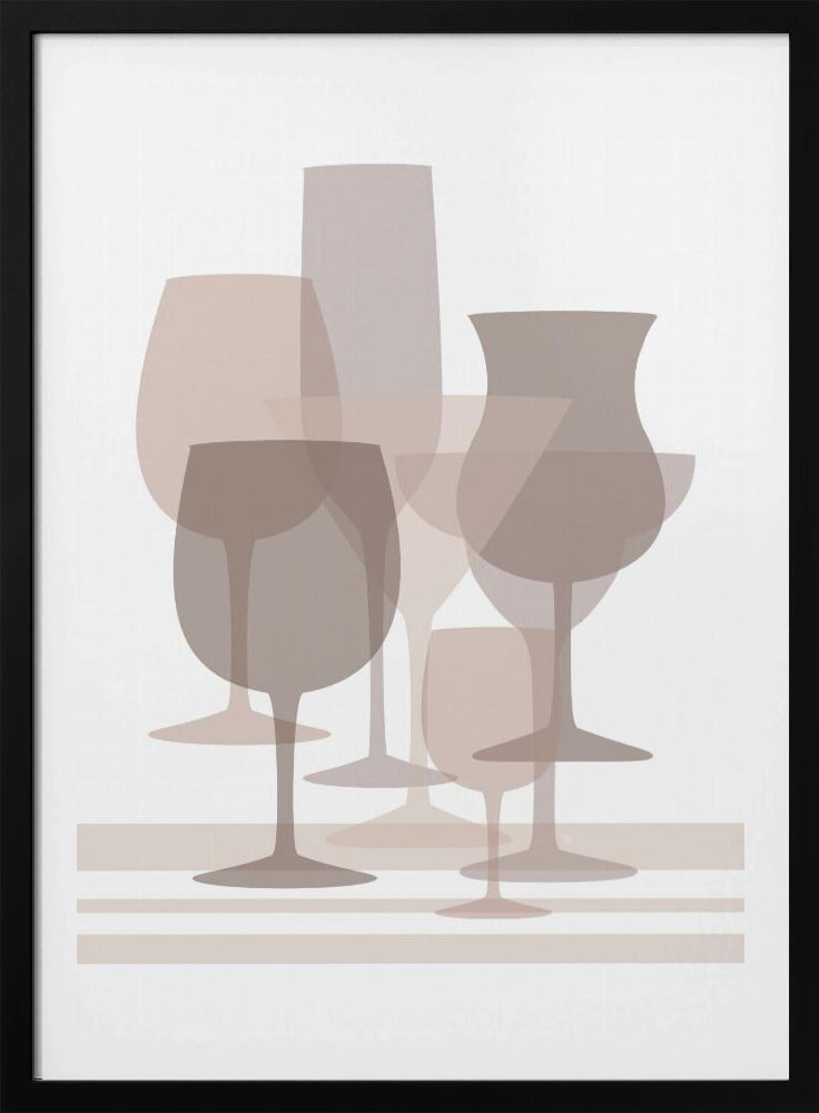 Harmonie aus geschichtetem Glas | Poster
