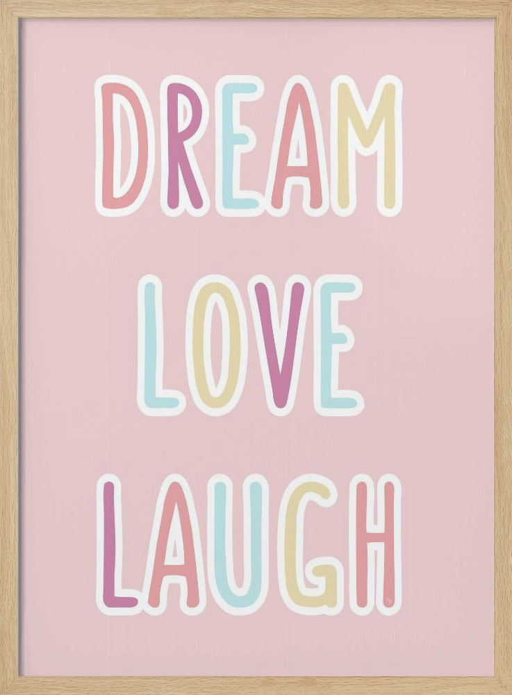 Traum Liebe Lachen | Poster