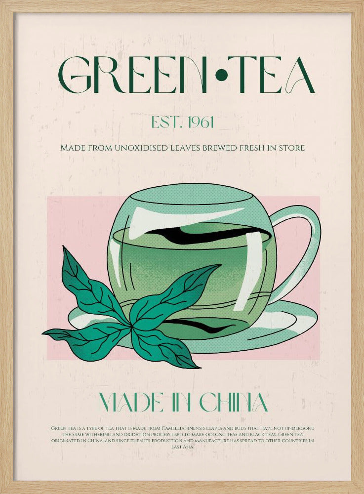 Ursprünge des Grünen Tees | Poster