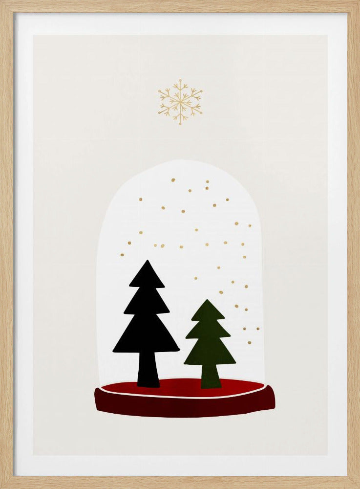 Tanzende Schneeflocken | Poster