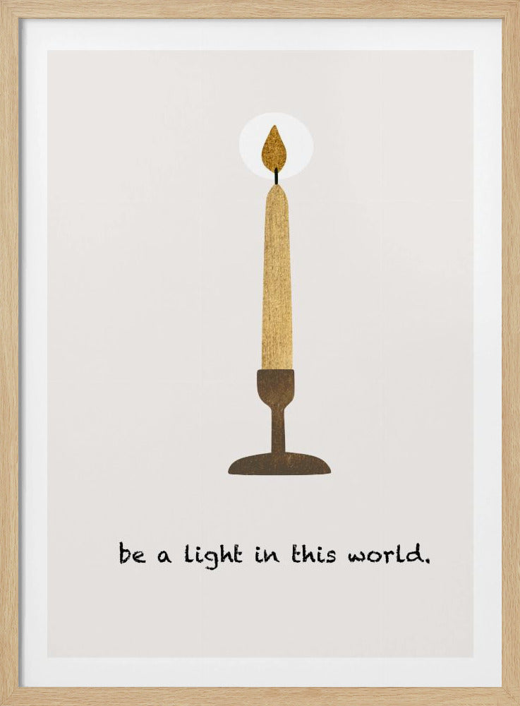 Sei ein Licht | Poster