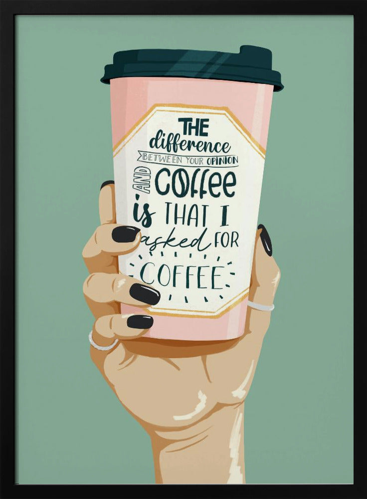 Nach Kaffee gefragt | Poster