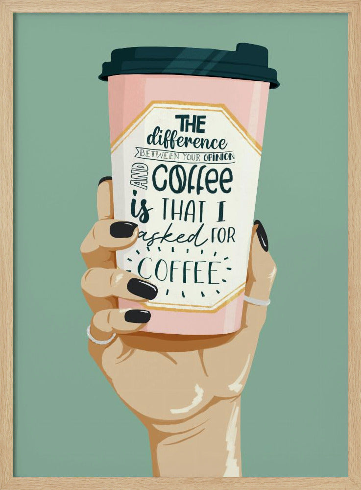 Nach Kaffee gefragt | Poster
