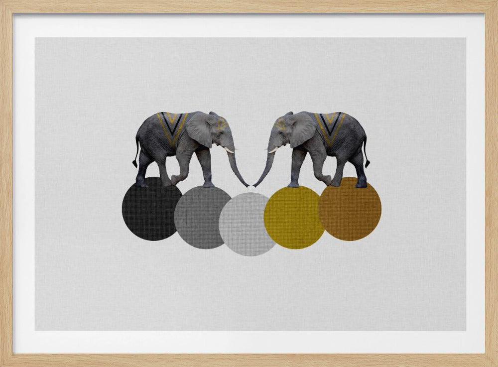 Stammes-Elefanten | Poster