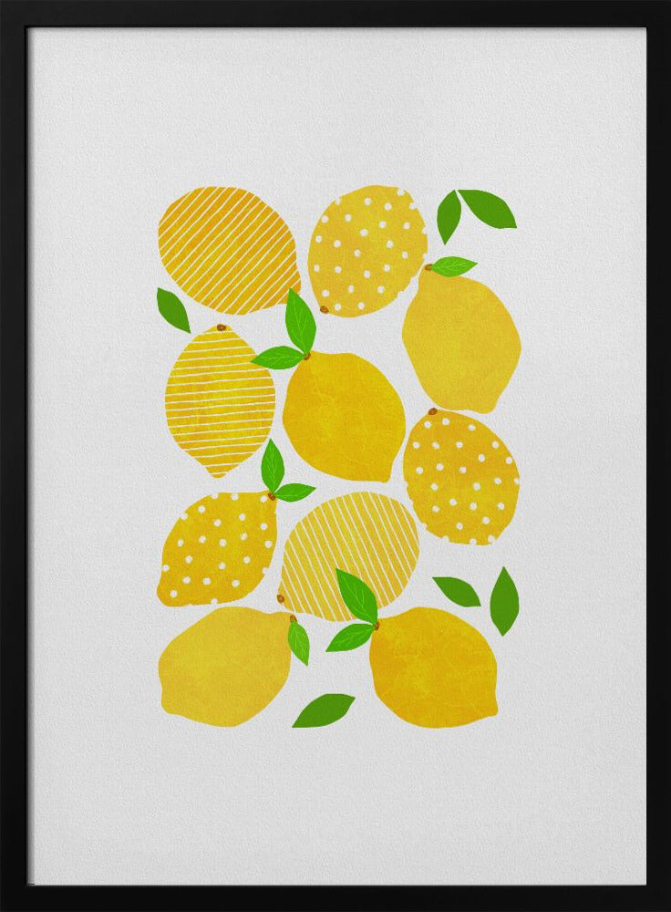 Zitronenmenge | Poster