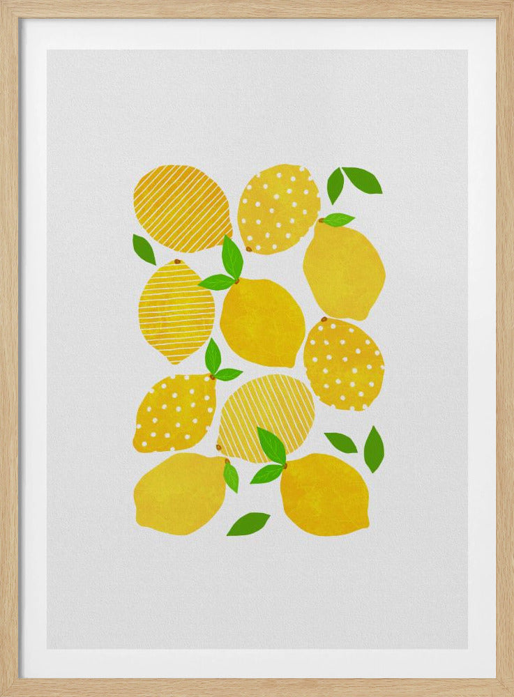 Zitronenmenge | Poster