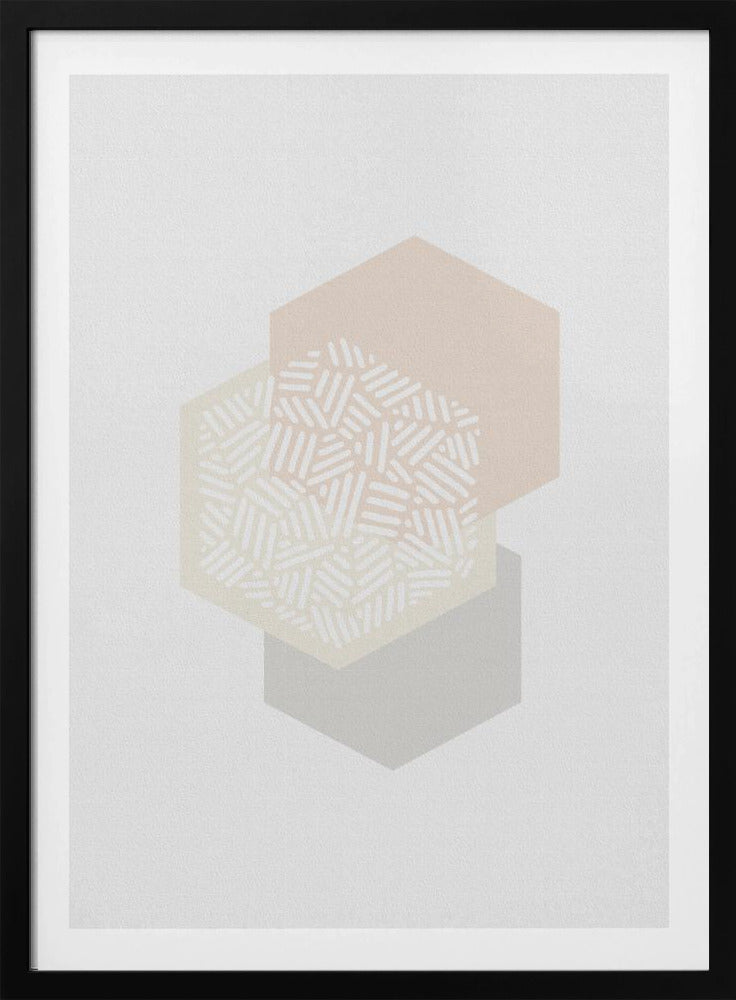 Geometrische gedämpfte Farben I | Poster