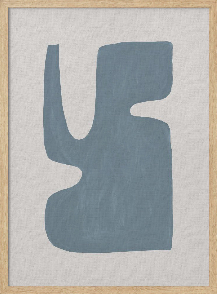 Mid Century Blau I | Poster