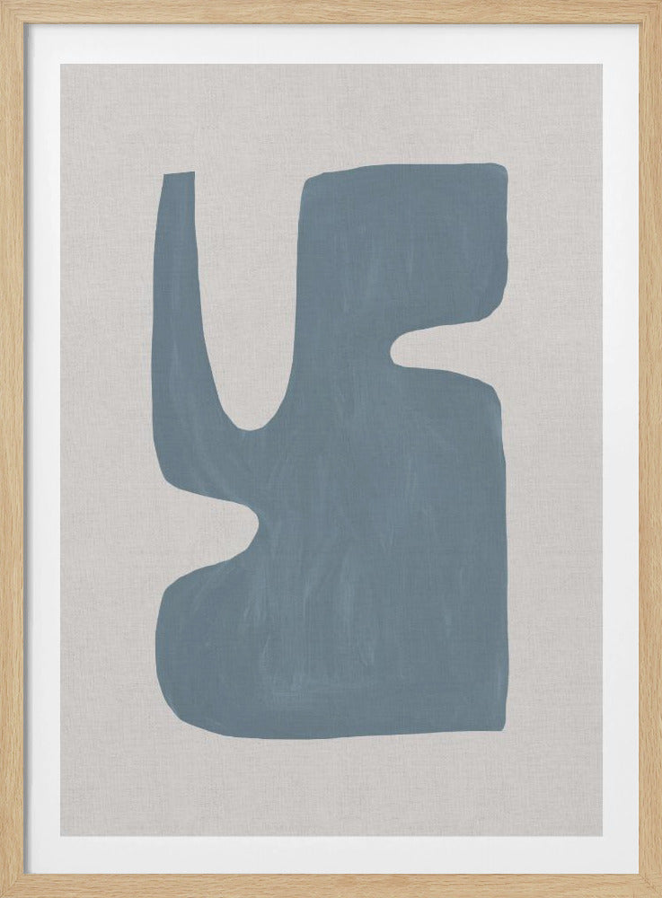 Mid Century Blau I | Poster