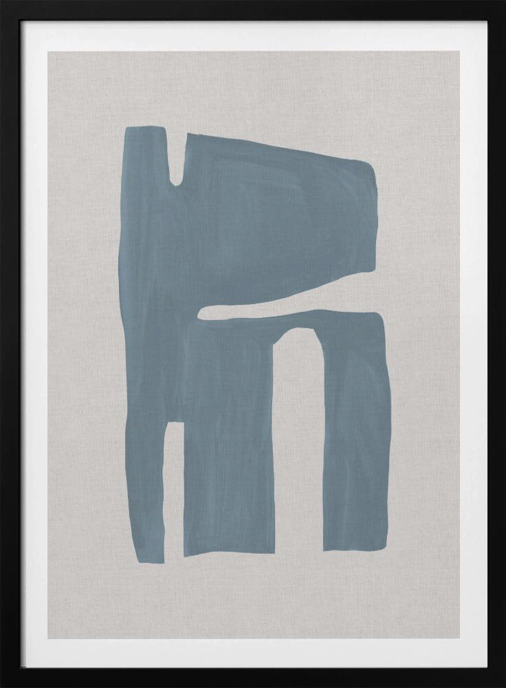 Mid Century Blau II | Poster