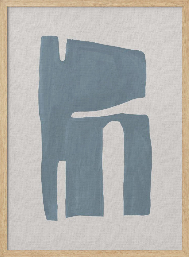 Mid Century Blau II | Poster