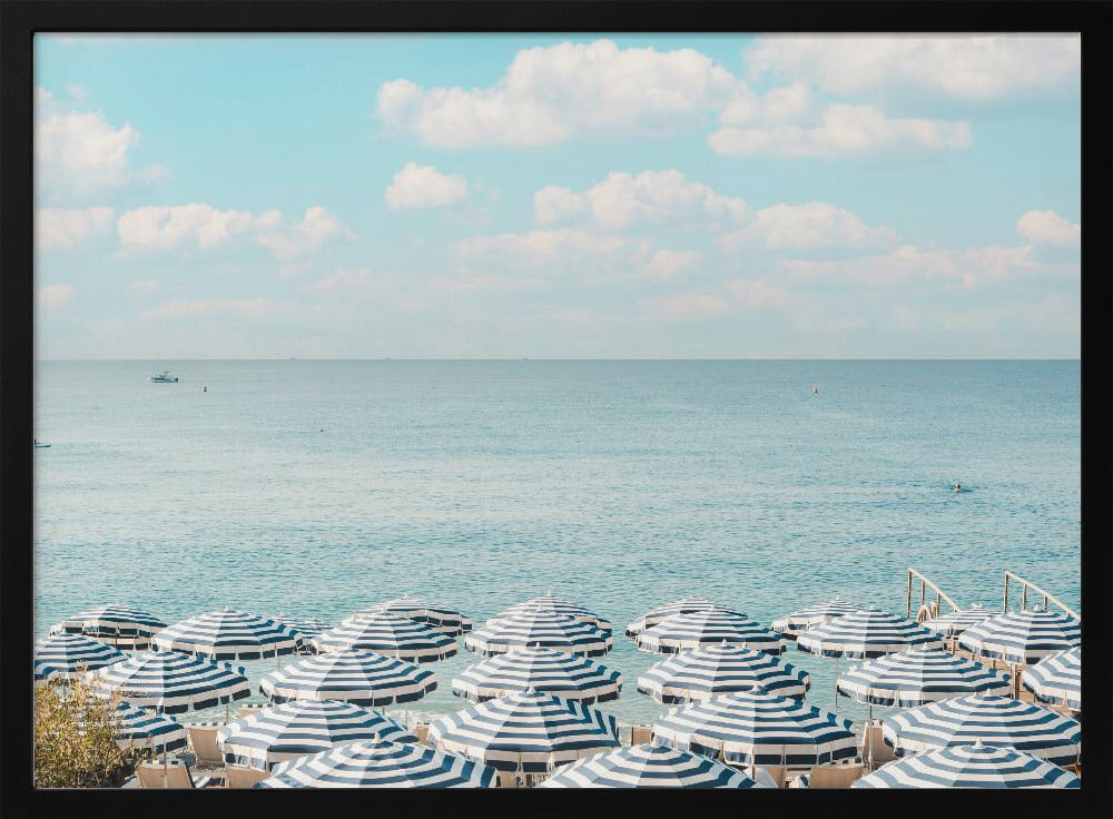 Strandschirme an der französischen Riviera II | Poster