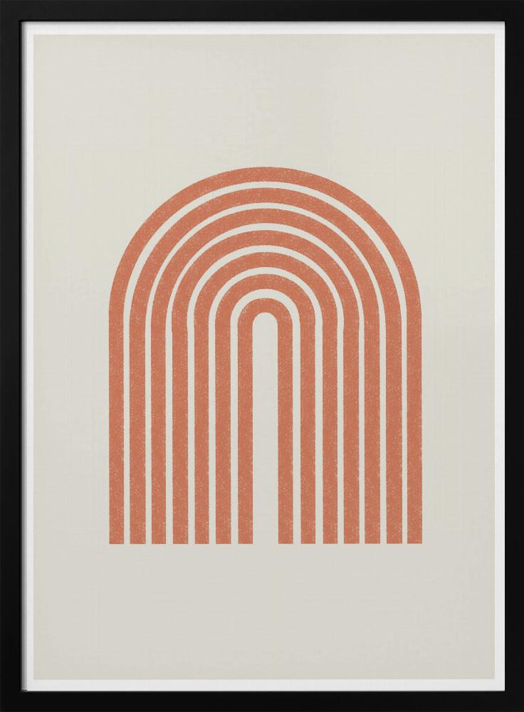 Retro-Bogenlinien | Poster