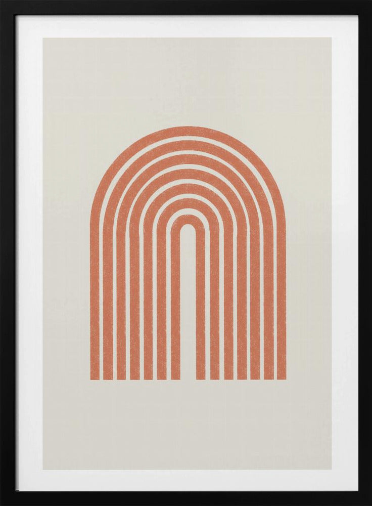 Retro-Bogenlinien | Poster