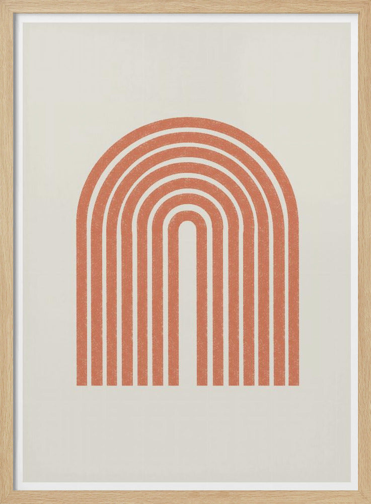 Retro-Bogenlinien | Poster
