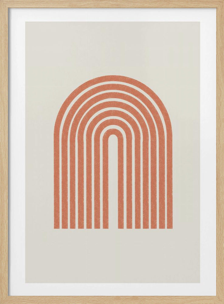 Retro-Bogenlinien | Poster