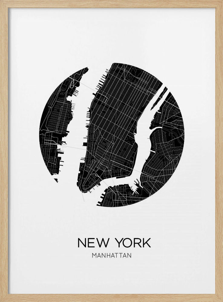 Kreisförmiges Stadtbild | Poster