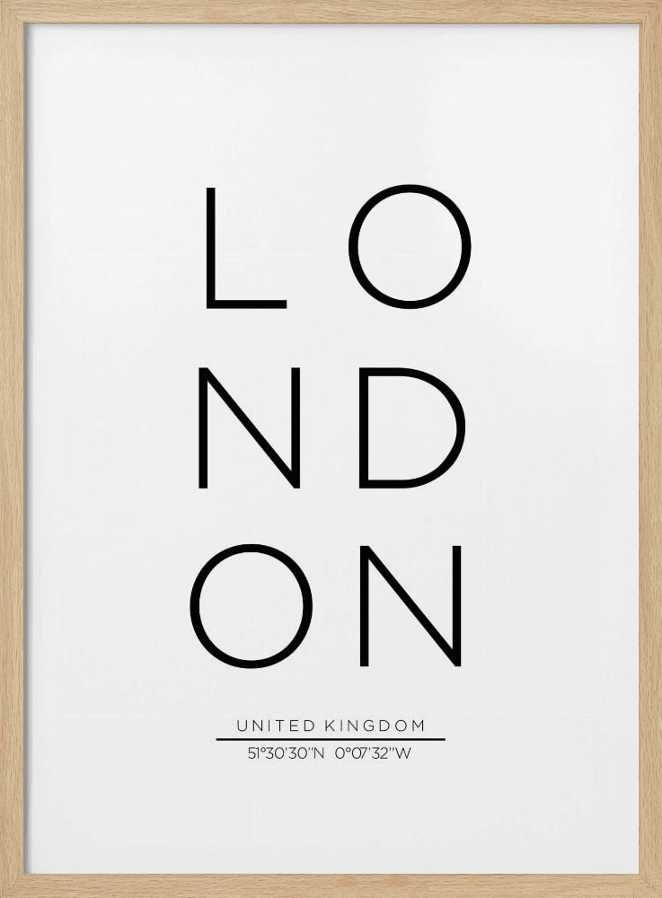 Vertikales London Echo | Poster