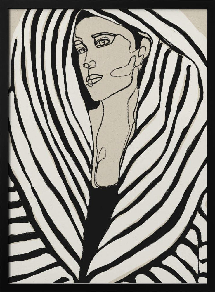 Gestreifte Eleganz | Poster