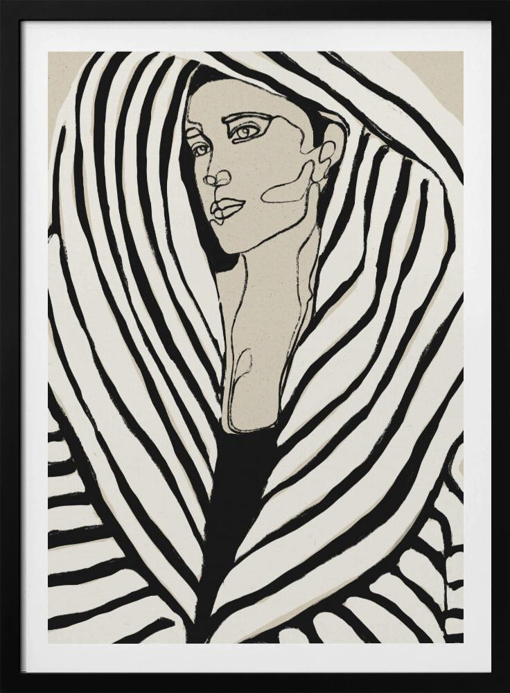Gestreifte Eleganz | Poster