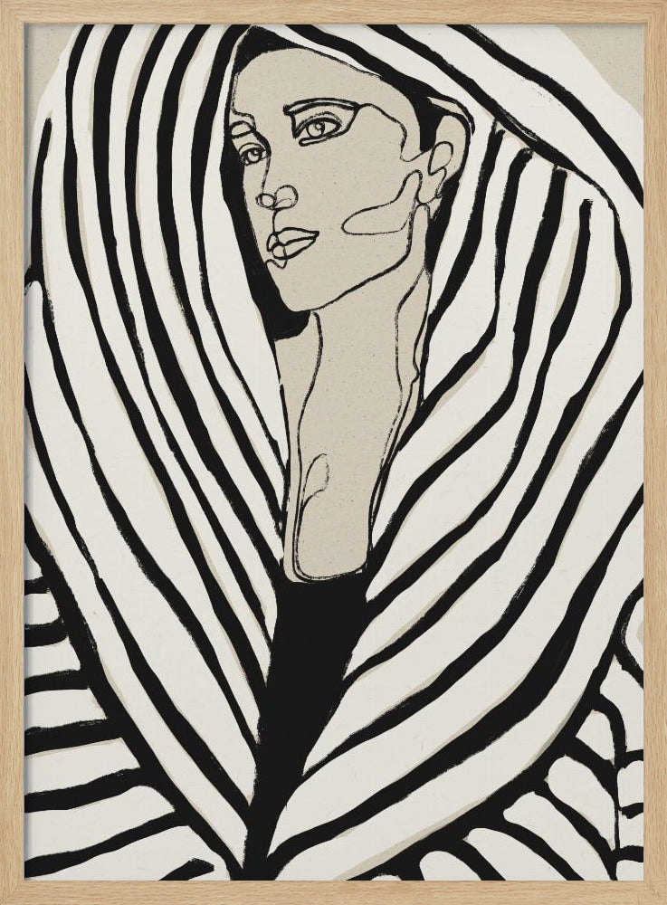 Gestreifte Eleganz | Poster