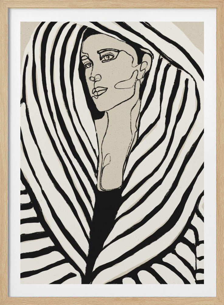 Gestreifte Eleganz | Poster