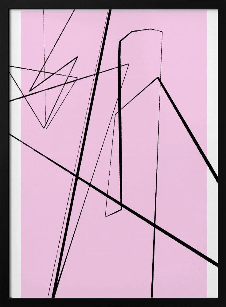 Abstrakte Linienlandschaft | Poster