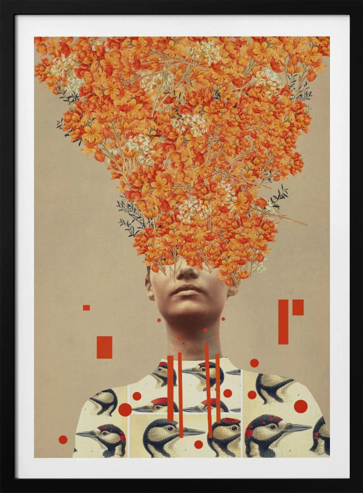 Vogelflug im Herbst | Poster