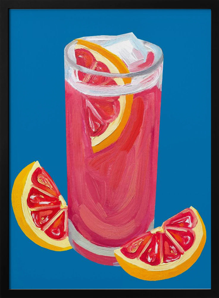Grapefruit Paloma Blau | Poster