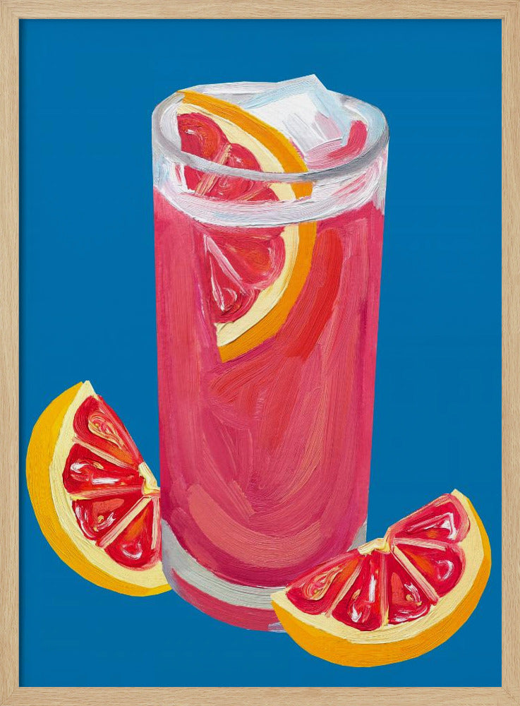 Grapefruit Paloma Blau | Poster