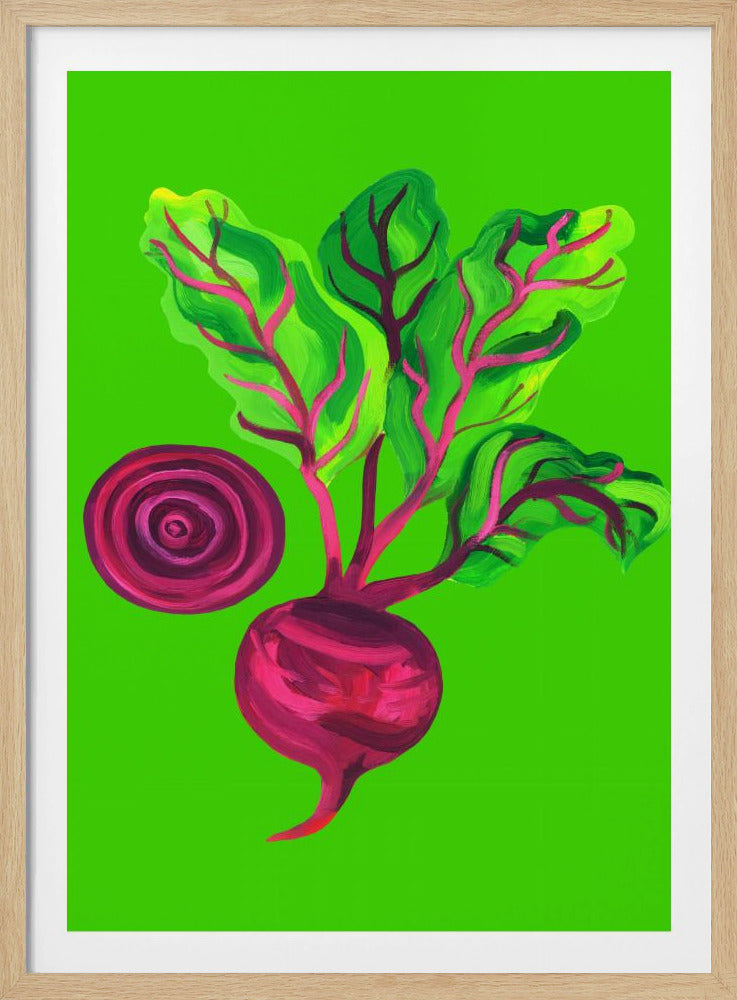 Rote-Bete-Wirbel Grün | Poster