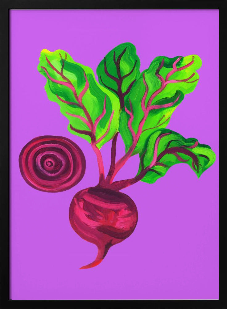 Rote-Bete-Wirbel Lila | Poster