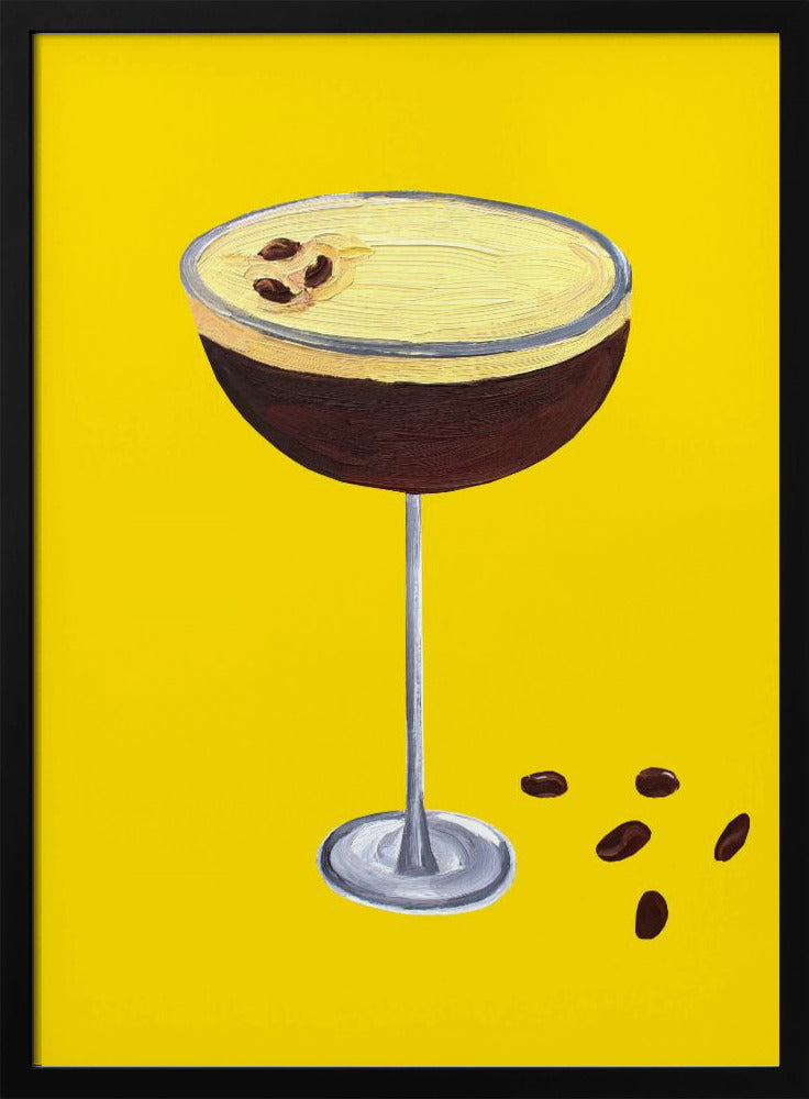 Espresso Martini Butterblume Gelb | Poster