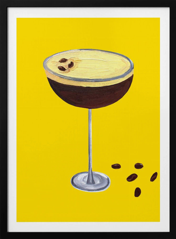 Espresso Martini Butterblume Gelb | Poster