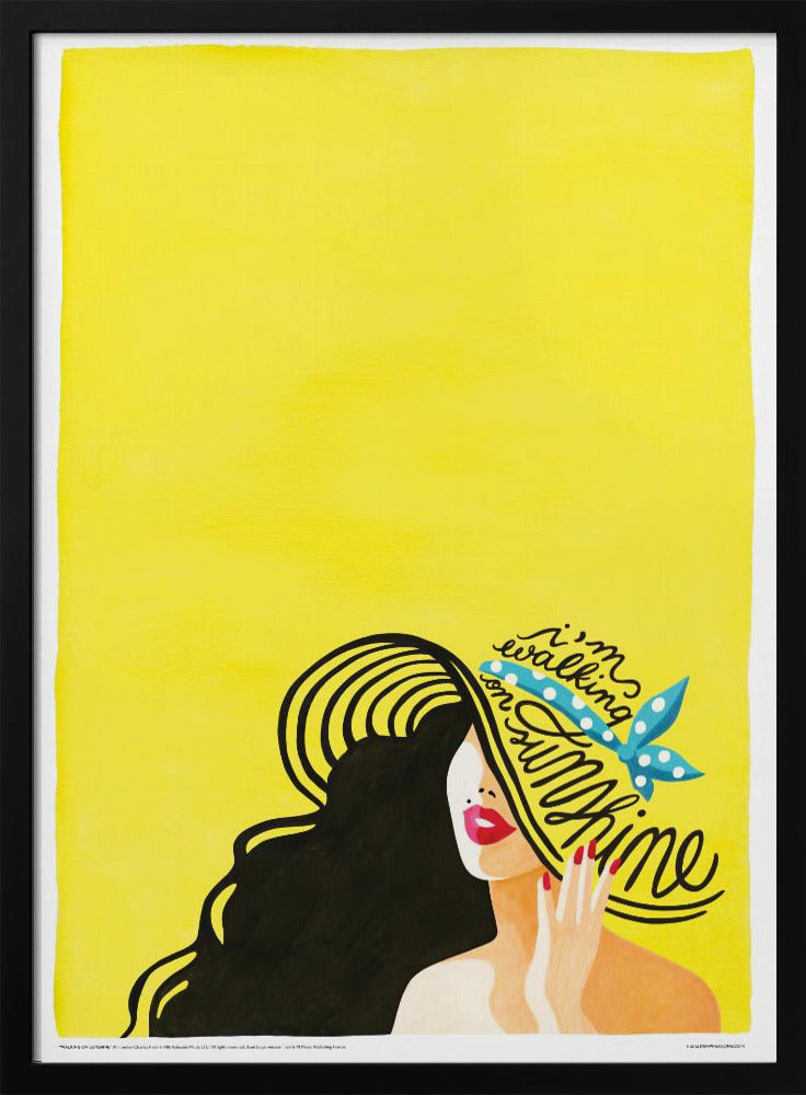 Spaziergang im Sonnenschein | Poster