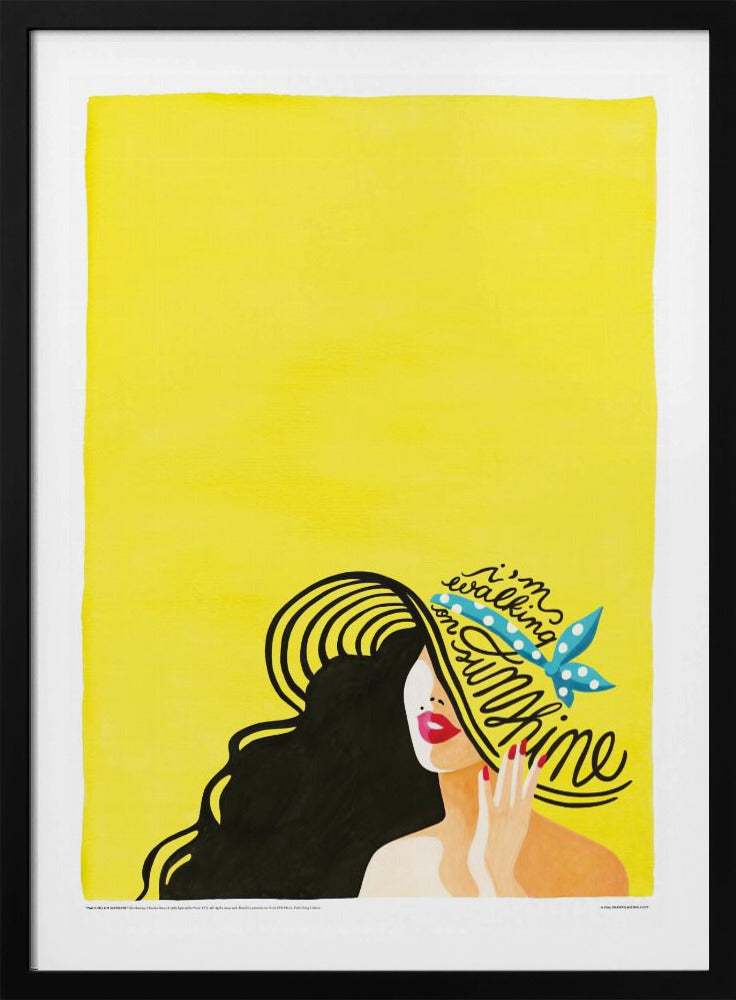 Spaziergang im Sonnenschein | Poster
