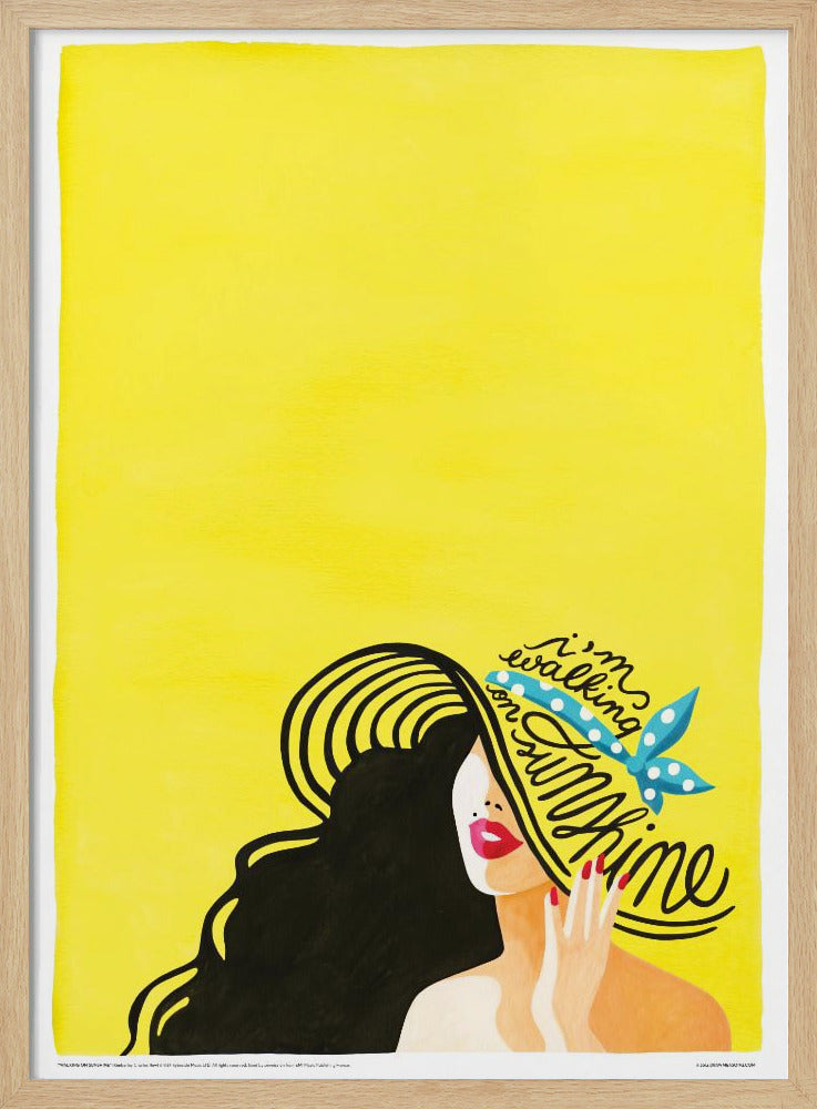 Spaziergang im Sonnenschein | Poster
