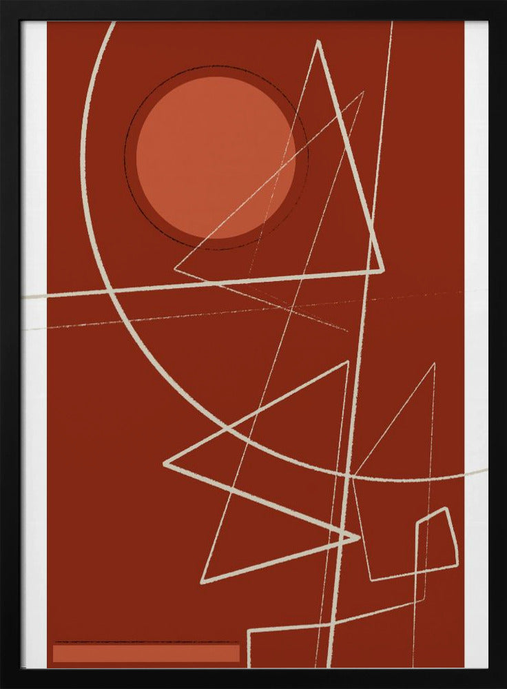 Geometrische Sonnenfinsternis | Poster