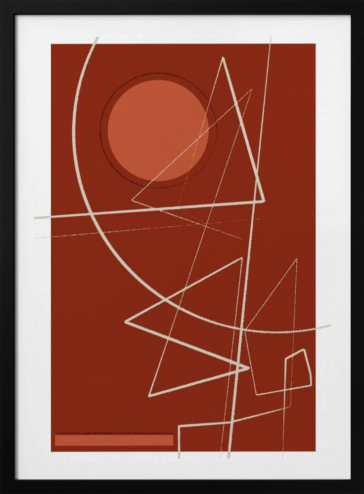 Geometrische Sonnenfinsternis | Poster