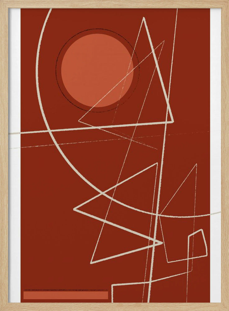 Geometrische Sonnenfinsternis | Poster