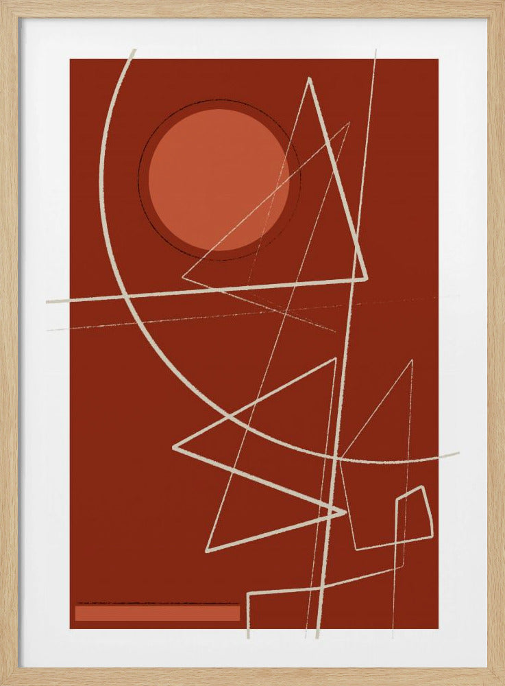 Geometrische Sonnenfinsternis | Poster