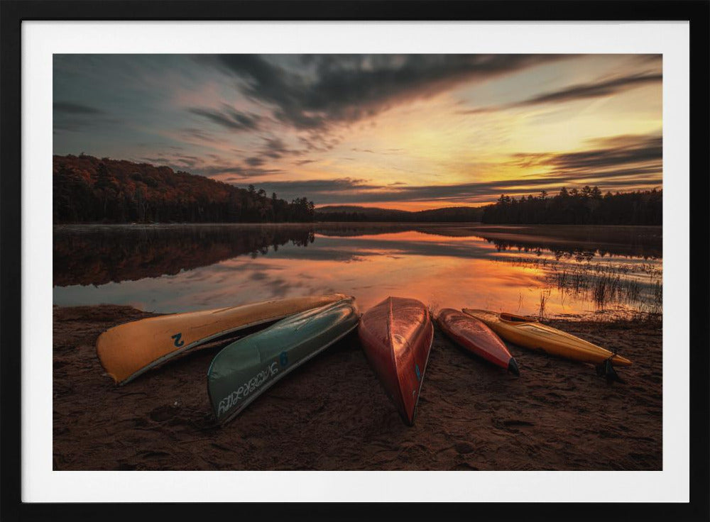 Sonnenaufgang am See | Poster