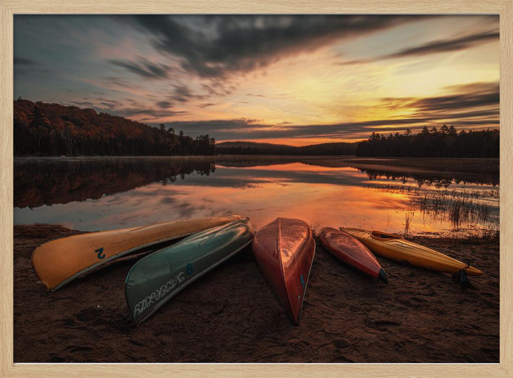 Sonnenaufgang am See | Poster