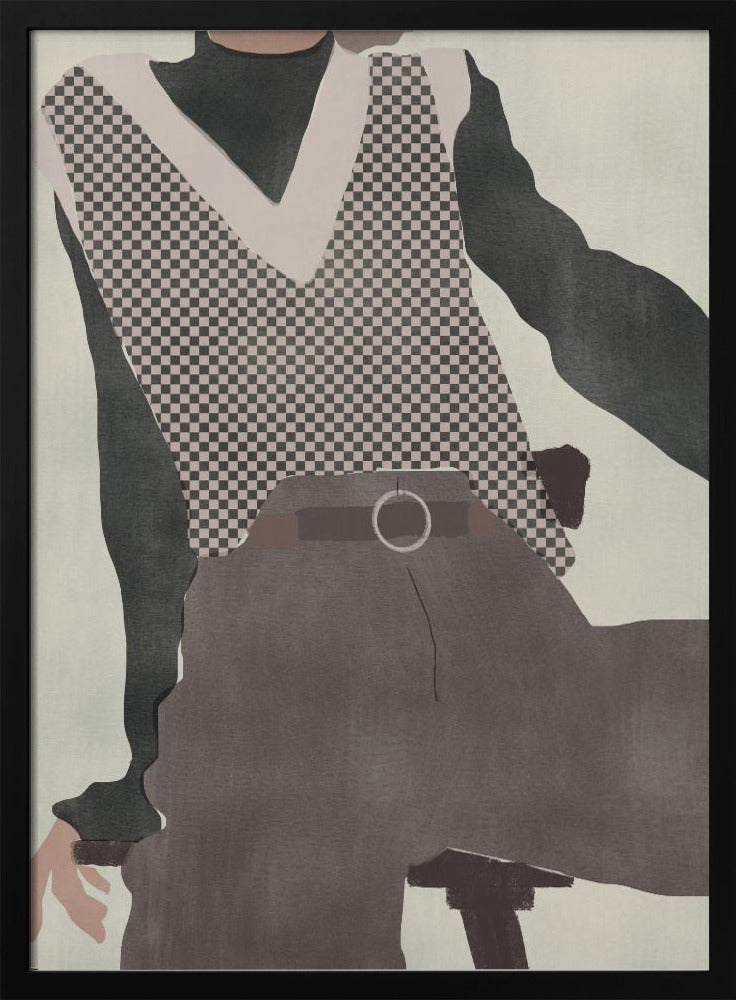 Karierte Eleganz | Poster