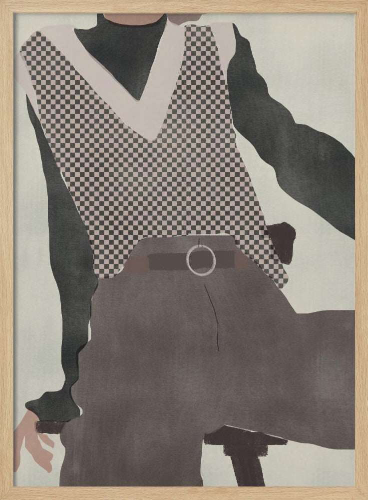 Karierte Eleganz | Poster