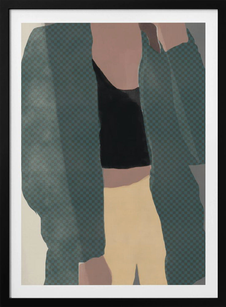 Karierte Silhouette | Poster