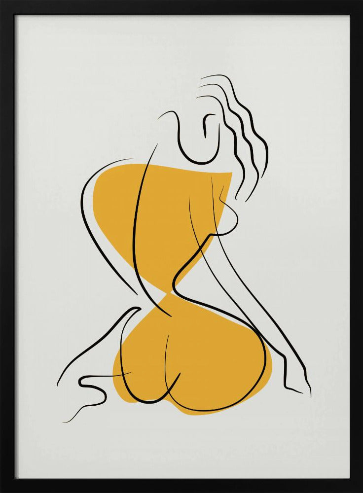 Minimalist Line Art Nude | Poster