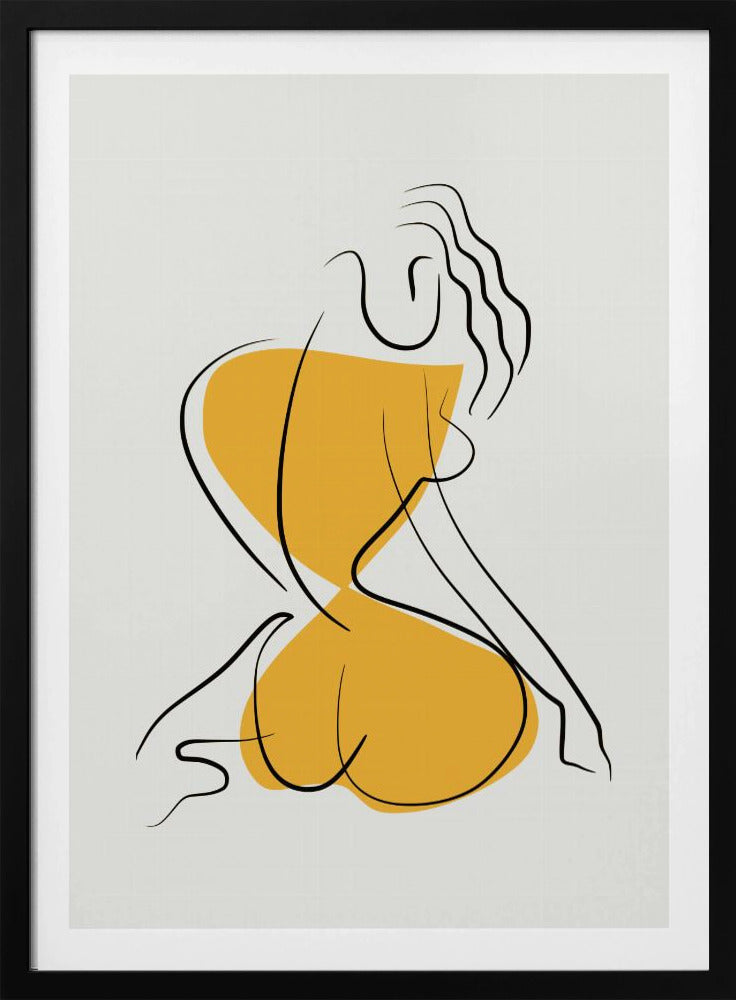 Minimalist Line Art Nude | Poster