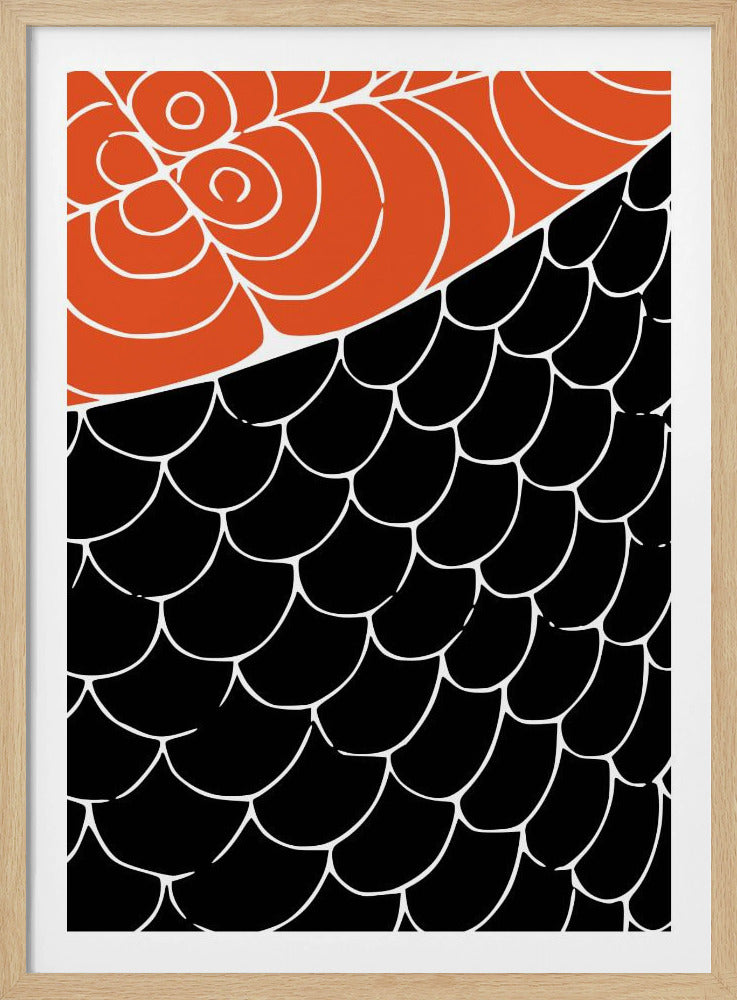 Sashimi Rot und Schwarz | Poster