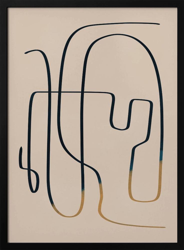 Abstrakte Linienkunst | Poster